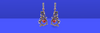Boucle D'oreille Fantaisie Vintage