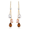 boucle d'oreille fantaisie diamant