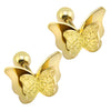 Boucles d'oreille papillon fantaisie