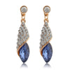 boucle d'oreille fantaisie de luxe