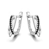 boucle d'oreille fantaisie argent