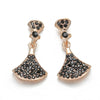 boucles d'oreilles rouges fantaisie