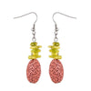 Boucle d'oreille fantaisie bleu