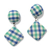 boucles d'oreilles fantaisie colorées