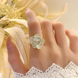 Bague de phalange fleur