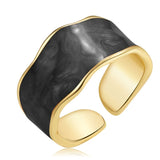 Bague manchette noir