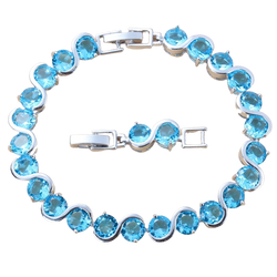 Bracelet réglable émeraude