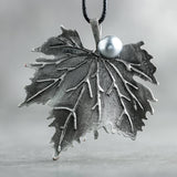 Collier perle grise fantaisie - Bijoux-Fantaisie.shop