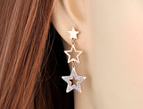 Boucles d'oreilles scintillantes