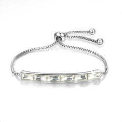 Bracelet en argent ajustable