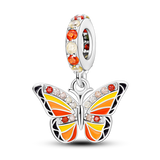 Charm pendentif papillon bracelet