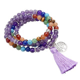 Bracelet collier multicolore