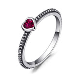 bague fantaisie rouge