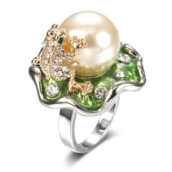 bague fantaisie verte