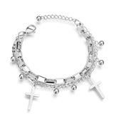 Bracelet fantaisie chaine love heart