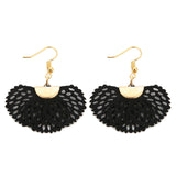 boucle d'oreille fantaisie pompon