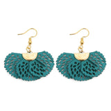 boucle d'oreille fantaisie pompon