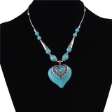 Collier fantaisie coeur