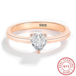 Bague fantaisie or rose diamant