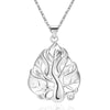 Collier fantaisie argent arbre de vie