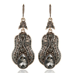 Boucle d'oreille fantaisie pendante vintage