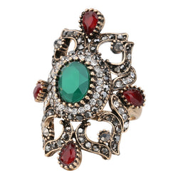 Bague fantaisie pierre bohème